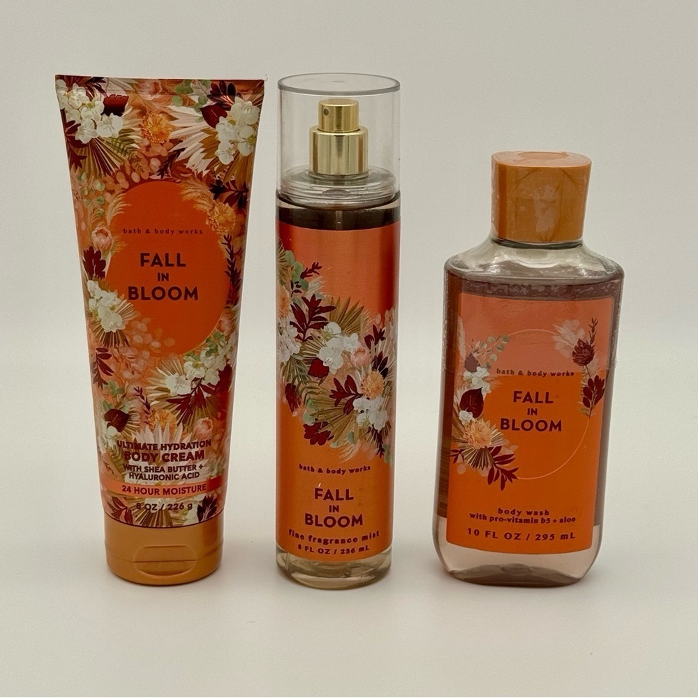 Bath and Body Works Fall in Bloom Lotion Body Care Gift Set NWT - Picture 3 of 6
